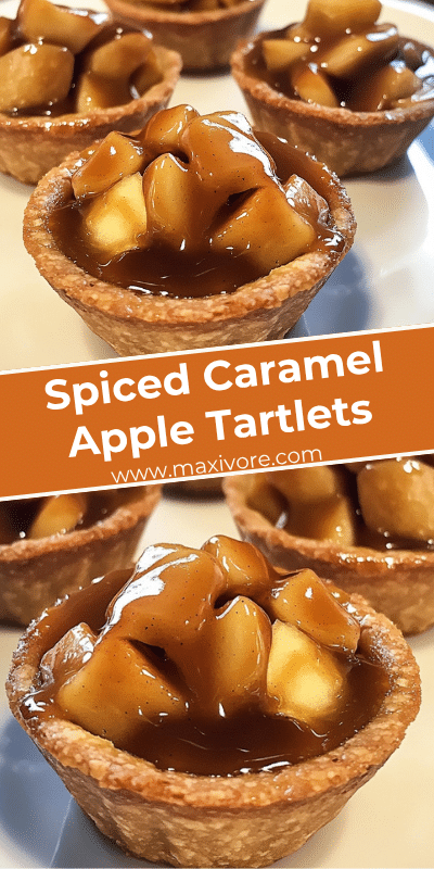 spiced caramel apple tartlets