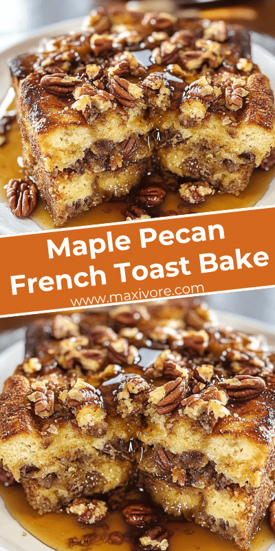 Maple Pecan French Toast Bake