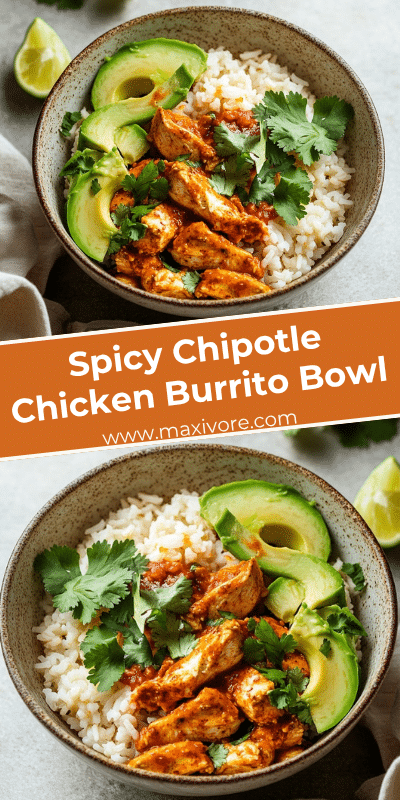 Spicy Chipotle Chicken Burrito Bowl