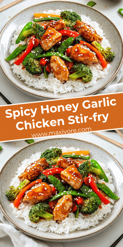Spicy Honey Garlic Chicken Stir-fry