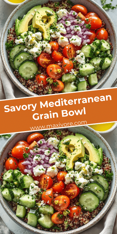 Savory Mediterranean Grain Bowl