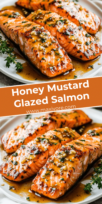 Honey Mustard Glazed Salmon