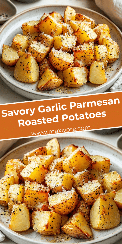 Savory Garlic Parmesan Roasted Potatoes