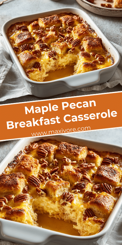 Maple Pecan Breakfast Casserole