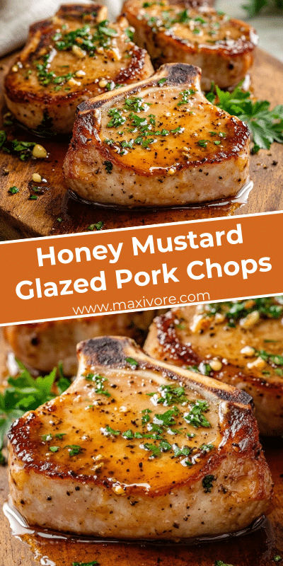 Honey Mustard Glazed Pork Chops