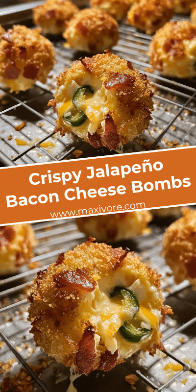 Crispy Jalapeño Bacon Cheese Bombs