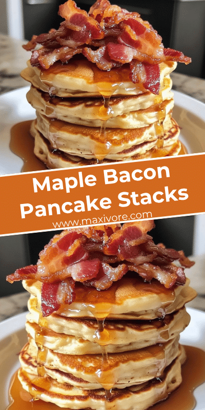 Maple Bacon Pancake Stacks