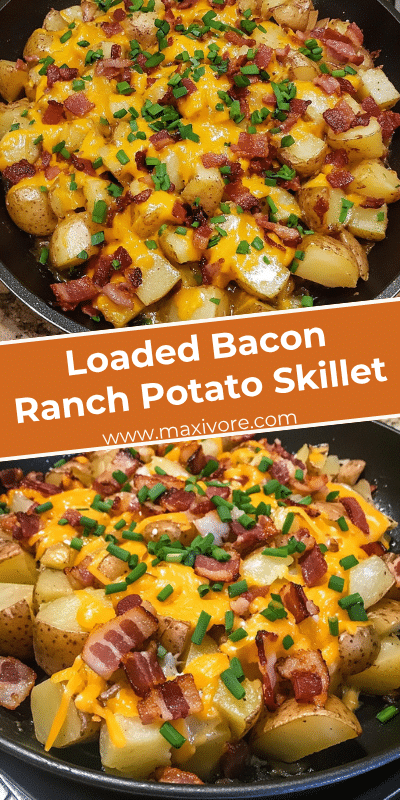 Loaded Bacon Ranch Potato Skillet