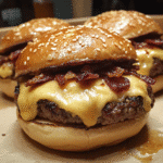 Cheddar-Stuffed Bacon Burger Bombs — restaurant-quality recipe photo
