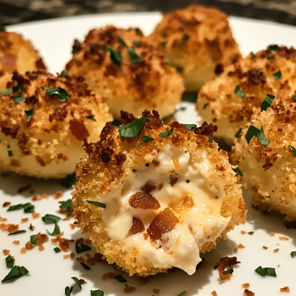 Cheesy Bacon Ranch Bombs with Crunchy Panko Crust — restaurant-quality recipe photo