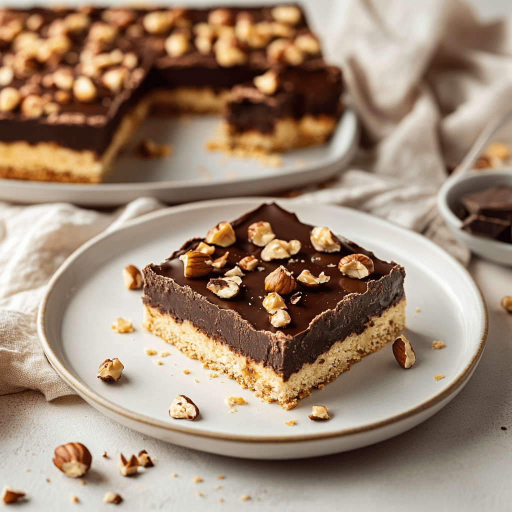 Chocolate Hazelnut Dream Bars — restaurant-quality recipe photo