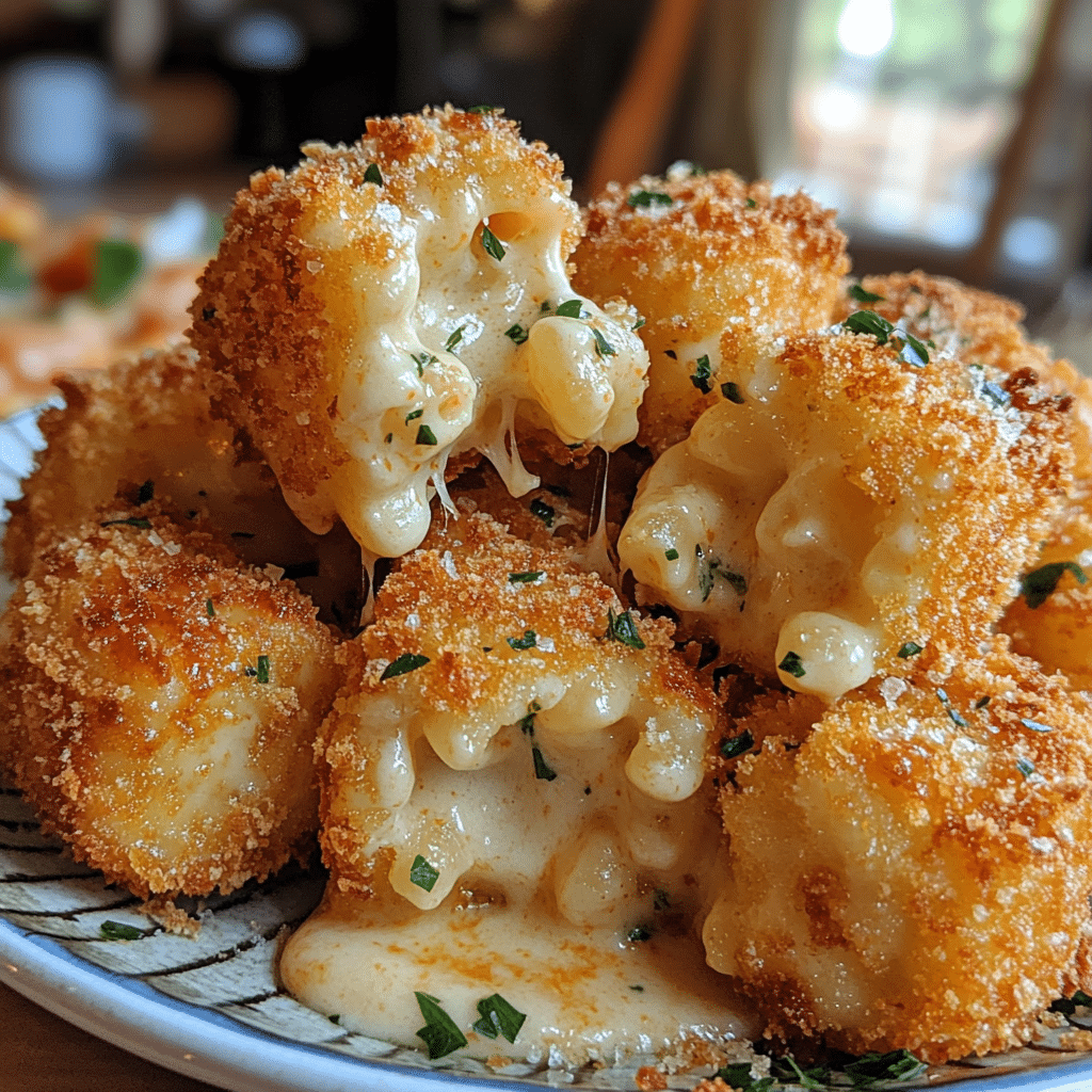 How to make Creamy Buffalo Mac & Cheese Bites — key cooking step