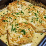 How to make Creamy Garlic Parmesan Chicken Bake — key cooking step