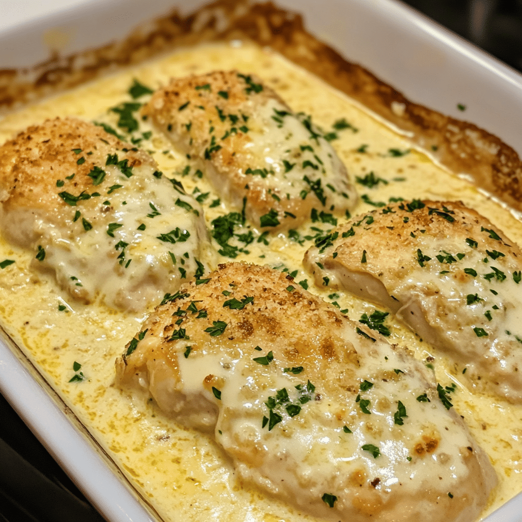 Creamy Garlic Parmesan Chicken Bake — restaurant-quality recipe photo