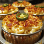 Creamy Jalapeño Bacon Mac & Cheese Cups — restaurant-quality recipe photo