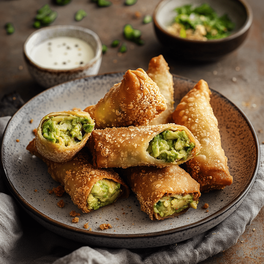 Crispy Avocado Egg Rolls — restaurant-quality recipe photo