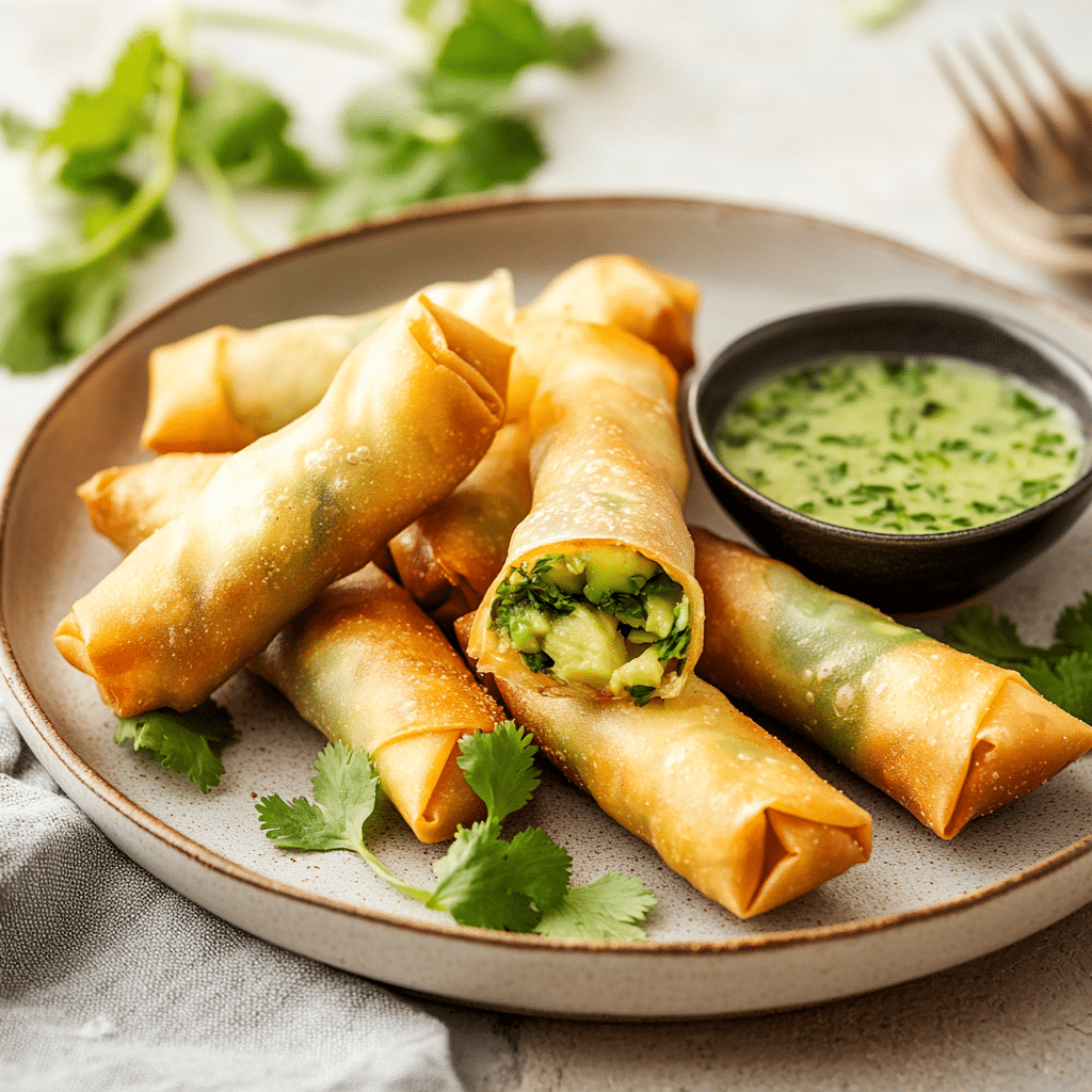 Crispy Avocado Spring Rolls — restaurant-quality recipe photo