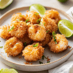 How to make Crispy Coconut Lime Shrimp Bites — key cooking step