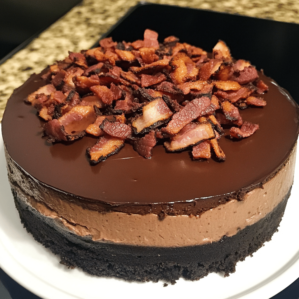 Decadent Chocolate Bacon Cheesecake — restaurant-quality recipe photo