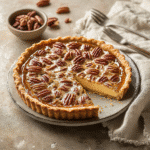 How to make Decadent Maple Pecan Tart — key cooking step