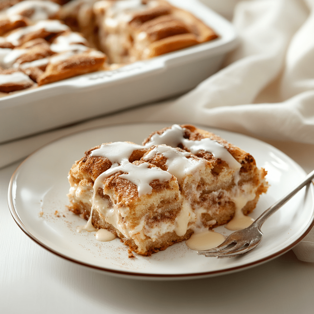 Fluffy Cinnamon Roll Breakfast Casserole — restaurant-quality recipe photo