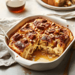 How to make Fluffy Maple Pecan Breakfast Bake — key cooking step