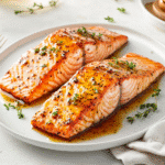 How to make Honey Mustard Glazed Salmon — key cooking step