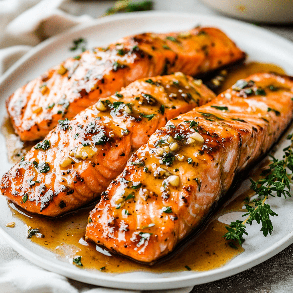 Honey Mustard Glazed Salmon — restaurant-quality recipe photo