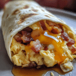 Maple Bacon Breakfast Burrito — restaurant-quality recipe photo