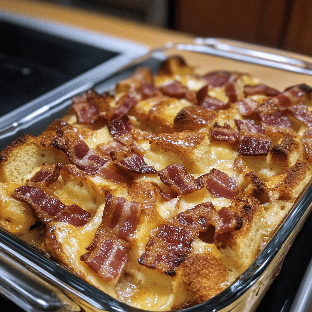 Maple Bacon French Toast Casserole — restaurant-quality recipe photo