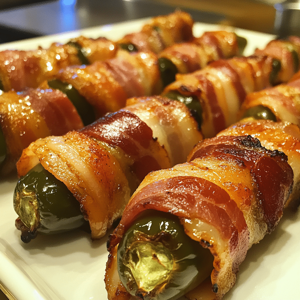 maple bourbon bacon wrapped jalapeno bites step