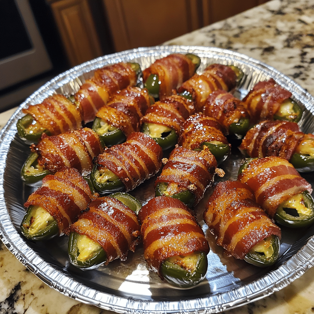 maple bourbon bacon wrapped jalapeno bites