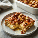 How to make Maple Pecan Breakfast Casserole — key cooking step