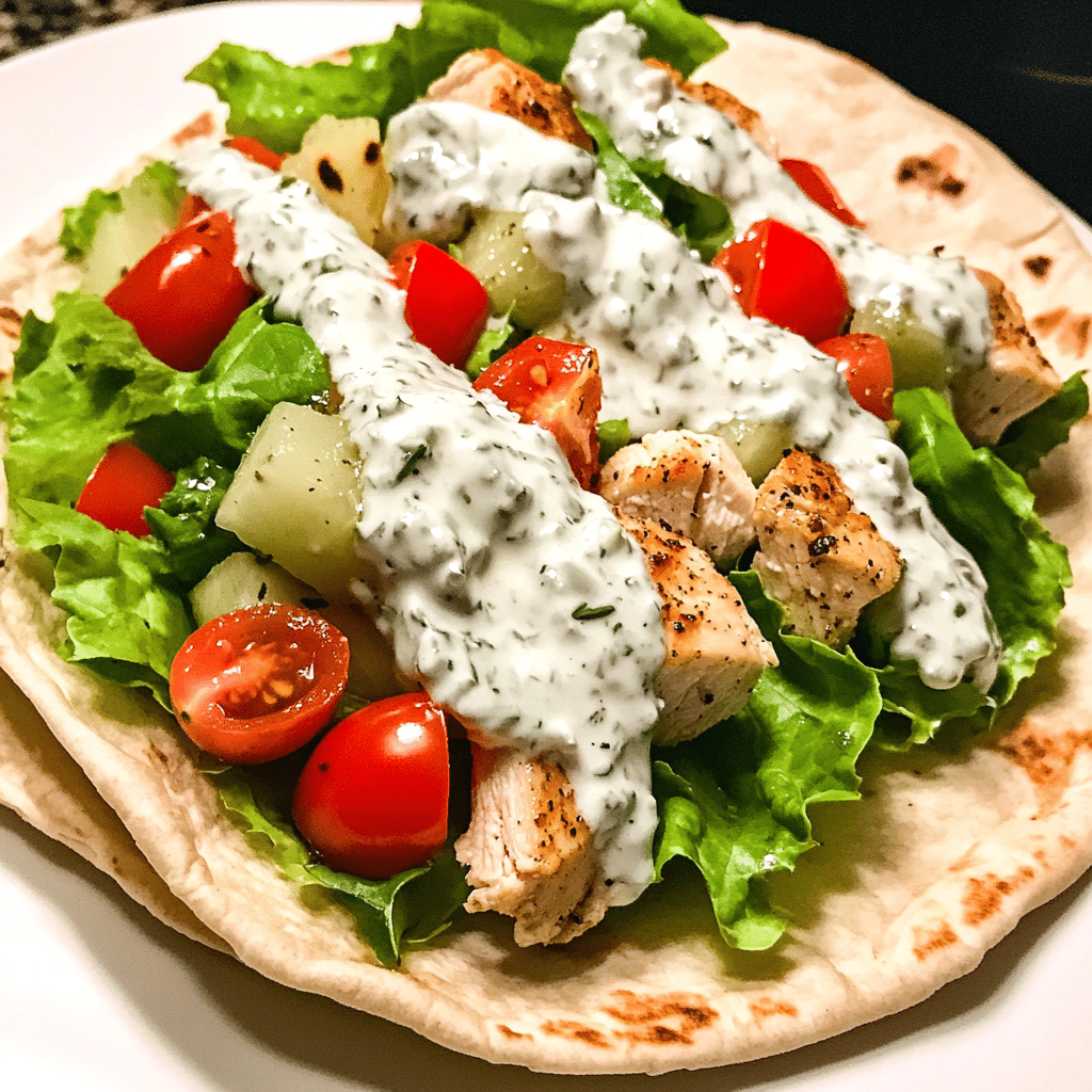 Mediterranean Chicken Pita Wraps — restaurant-quality recipe photo