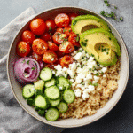 How to make Savory Mediterranean Grain Bowl — key cooking step