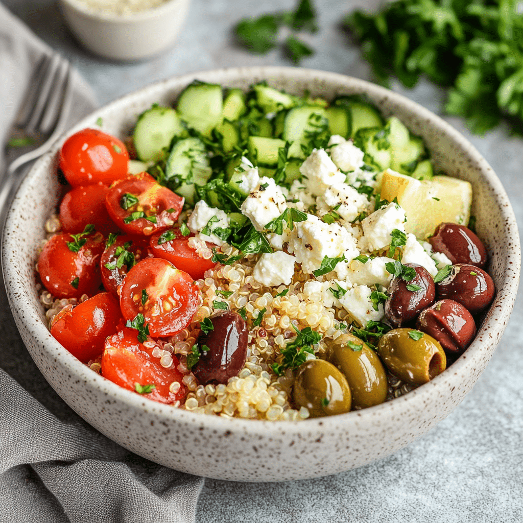 Savory Mediterranean Quinoa Bowl — restaurant-quality recipe photo