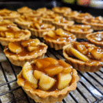 How to make spiced caramel apple tartlets — key cooking step