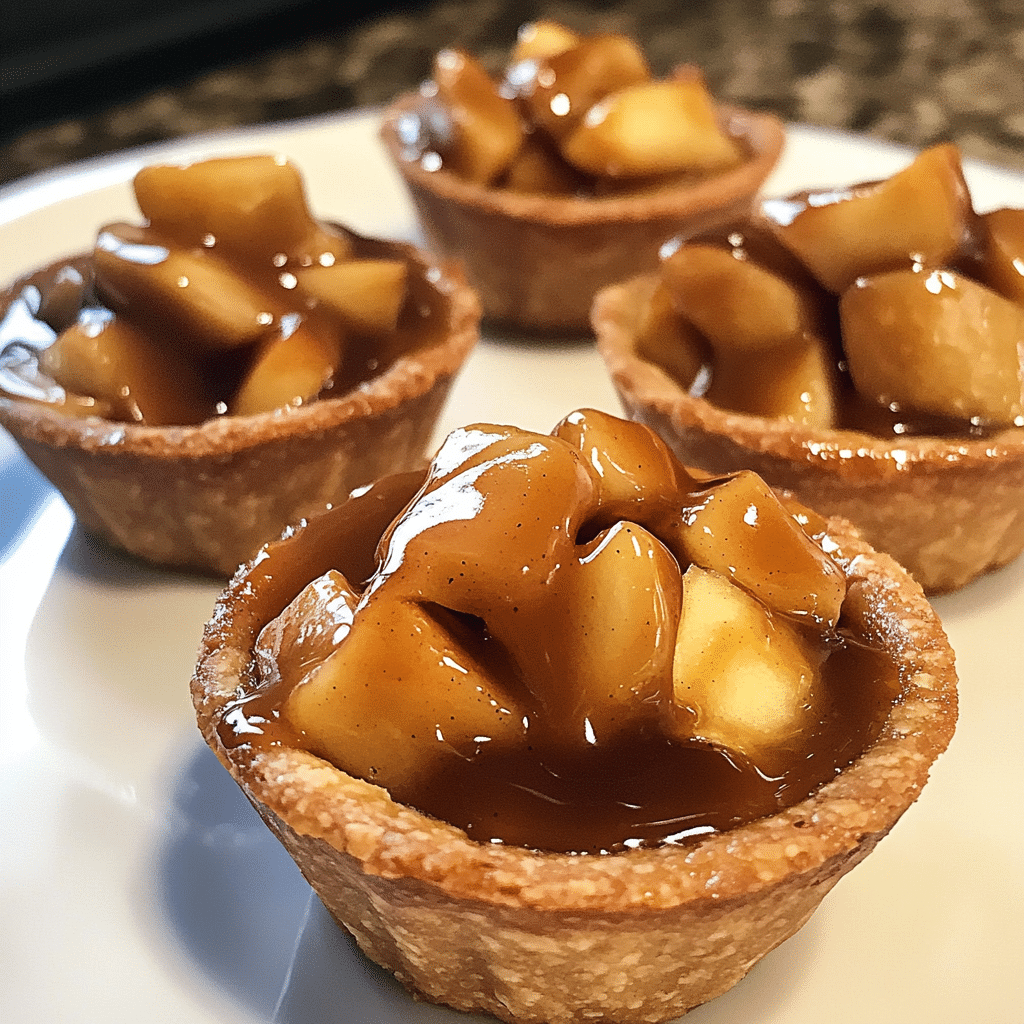 spiced caramel apple tartlets — restaurant-quality recipe photo