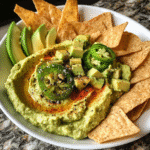 How to make Spicy Avocado Hummus Bites — key cooking step