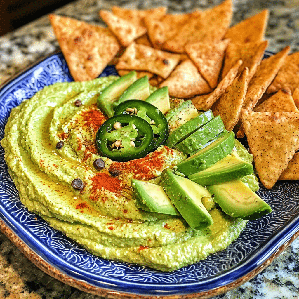 Spicy Avocado Hummus Bites — restaurant-quality recipe photo