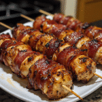 Spicy Chipotle Bacon-Wrapped Chicken Skewers — restaurant-quality recipe photo
