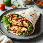 How to make Spicy Chipotle Chicken Wraps — key cooking step