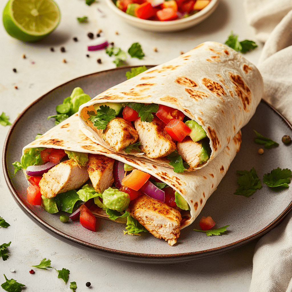 Spicy Chipotle Chicken Wraps — restaurant-quality recipe photo