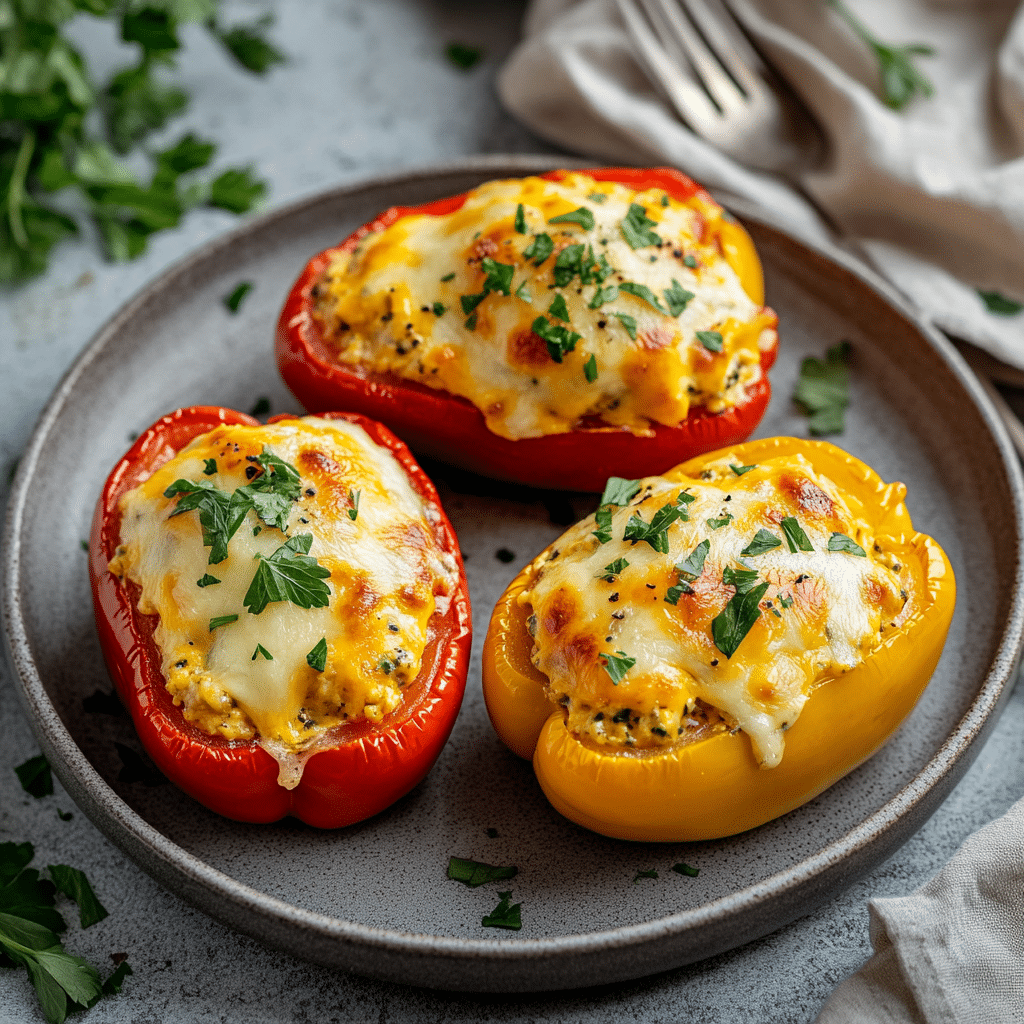 Spicy Herb Cheese Stuffed Peppers — restaurant-quality recipe photo