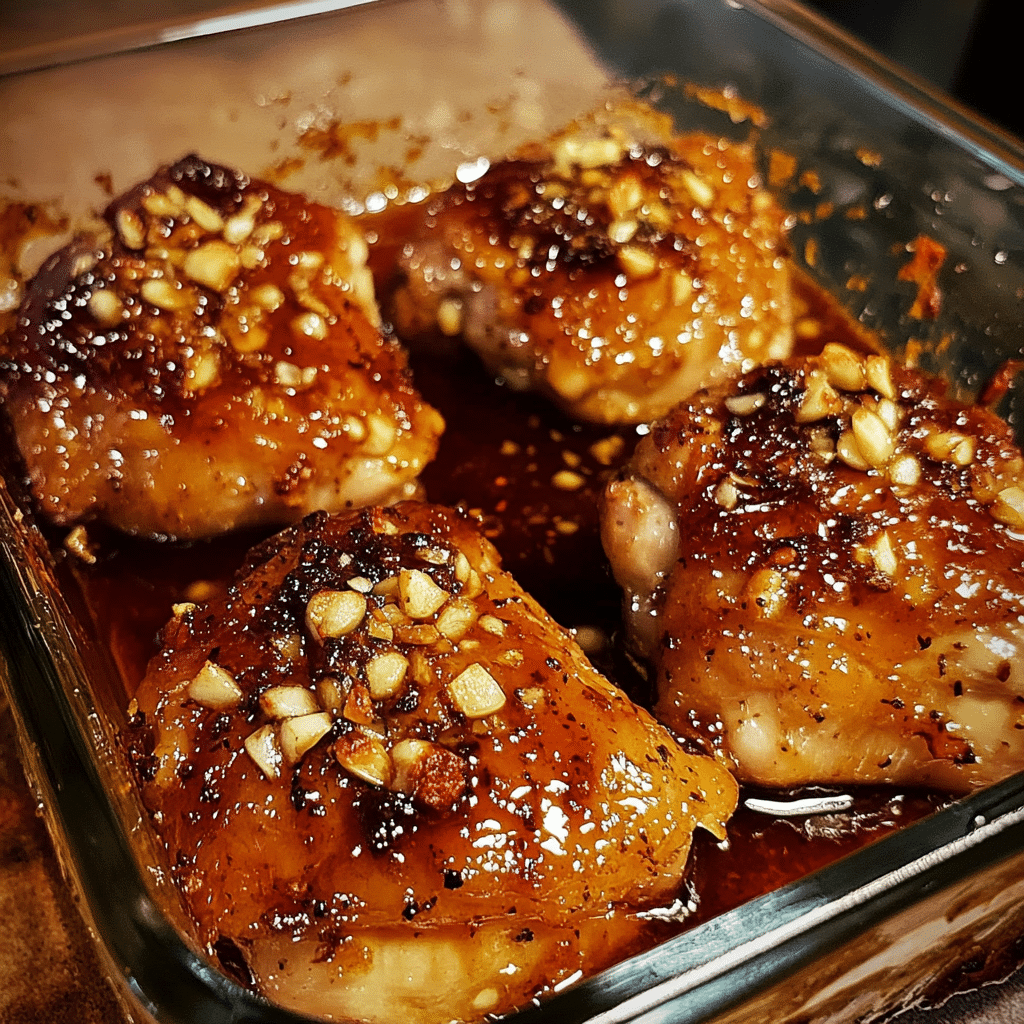 Spicy Honey Garlic Chicken Bake — restaurant-quality recipe photo