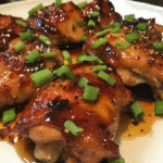 How to make Spicy Honey Garlic Chicken Thighs — key cooking step