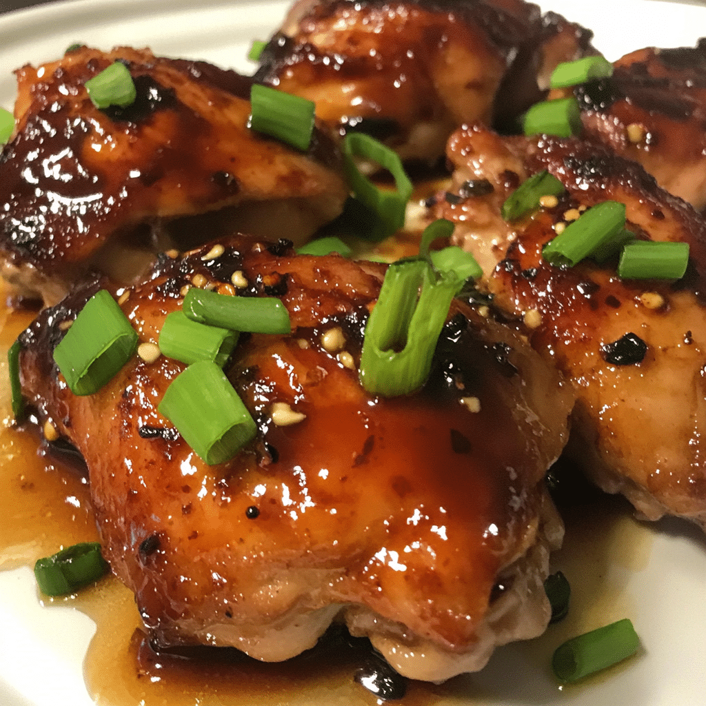 Spicy Honey Garlic Chicken Thighs — restaurant-quality recipe photo