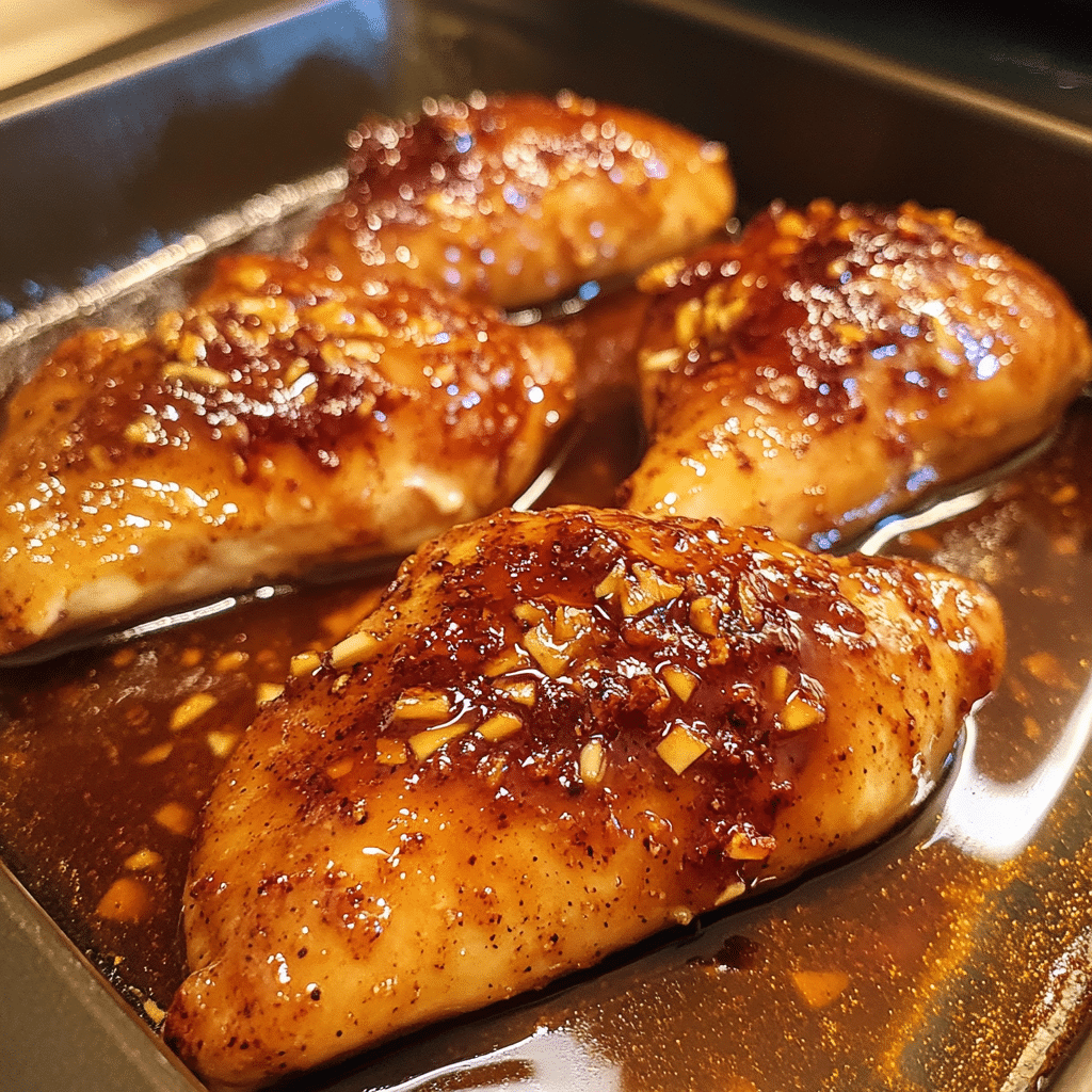 Spicy Honey Garlic Glazed Chicken — restaurant-quality recipe photo