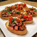 Spicy Maple Bacon Bruschetta — restaurant-quality recipe photo
