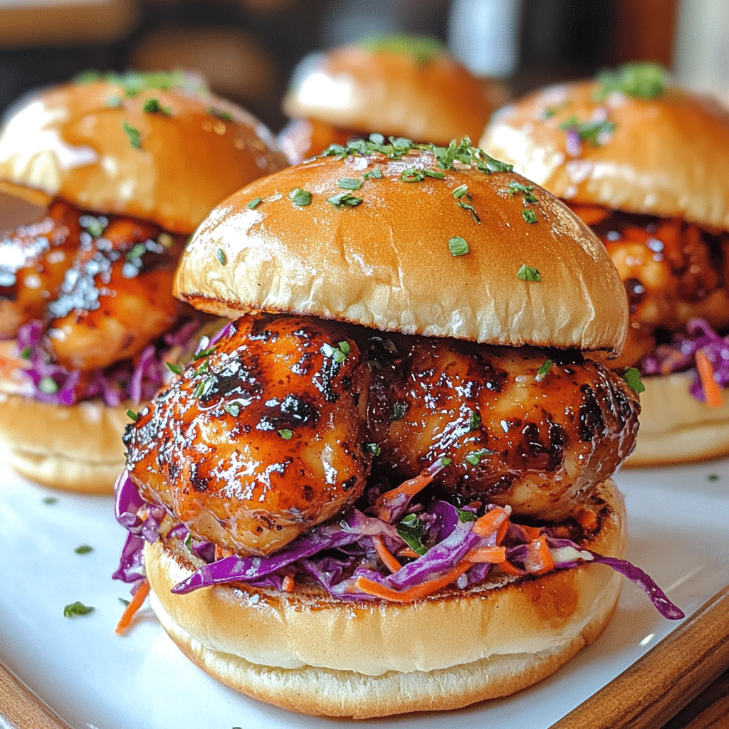 How to make Spicy Maple Honey Chicken Sliders — key cooking step